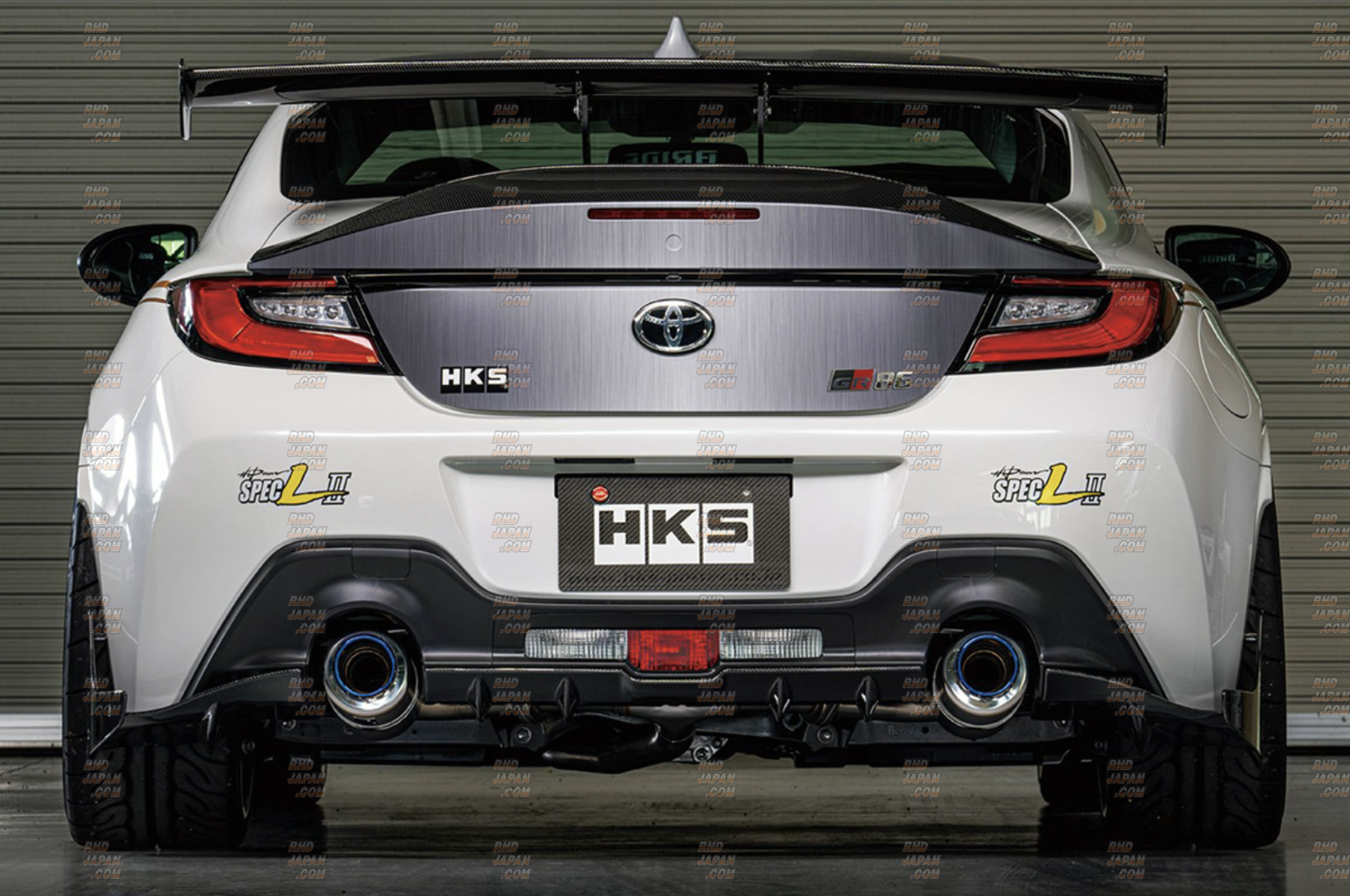 HKS Rear Wing Spoiler Type-S Carbon Fiber - BRZ ZD8 GR86 ZN8